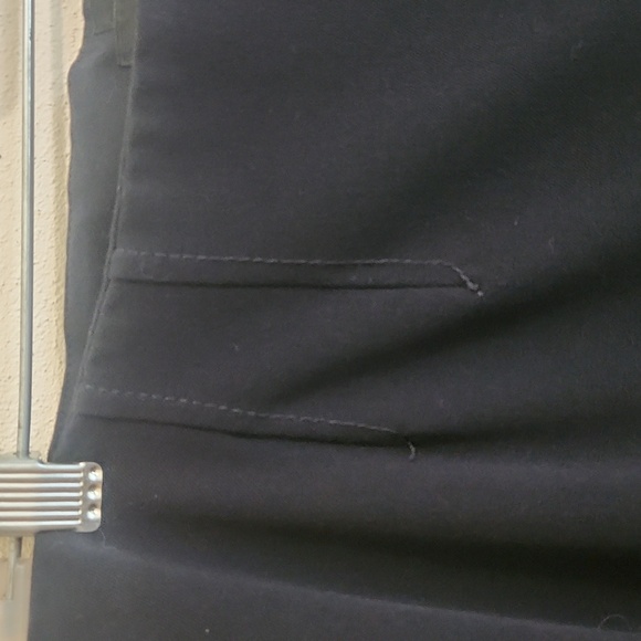 Black Talbots Curvy Size 10 Straight Leg Dress Pant with Side zipper - Picture 3 of 7